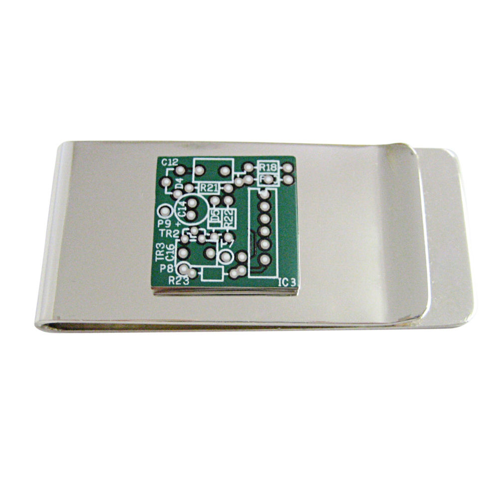 Detailed Computer Circuit Design Money Clip